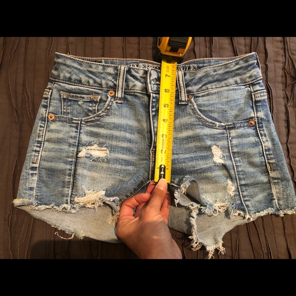 SOLD American Eagle distressed shorts - Picture 3 of 6